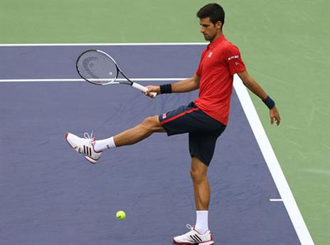 ג'וקוביץ' בחוץ (GETTY)