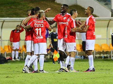 עוד ניצחון? שחקני ב"ש מול אשקלון (לירון מולדובן)