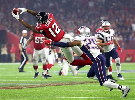 מוחמד סאנו נכנס לעניינים עם תפיסה יפה (Getty)