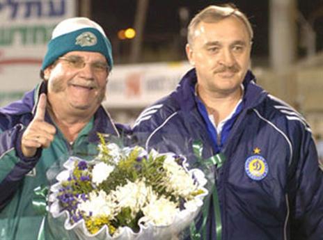 צ'אנוב עם וסילי (האתר הרשמי של מכבי חיפה)