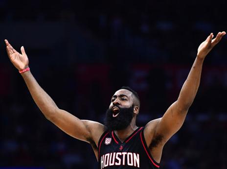 הצגה של יוסטון. ג'יימס הארדן (getty)