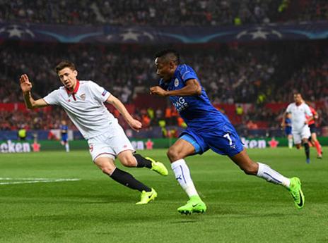 המפגש הכי צמוד. לסטר - סביליה (getty)