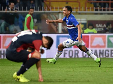 הכריע את הדרבי של גנואה. מוריאל (Getty)