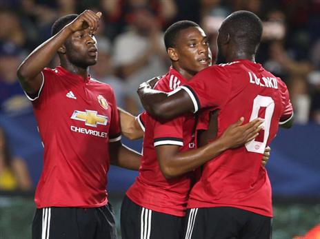 רשפורד והחברים חוגגים. הלאה למשחק ההכנה הבא (Getty)