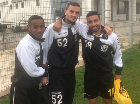 בריהון, סאבו ועזרא מתכוננים ליום חמישי (צילום: האתר הרשמי של בית"ר ירושלים)