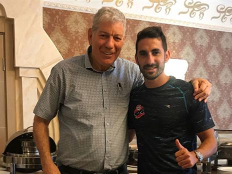 תורג'מן עם כץ במחנה האימונים (הפועל חיפה)