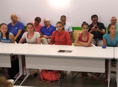 נכנסו לתמונה. מתעמלות הנבחרת