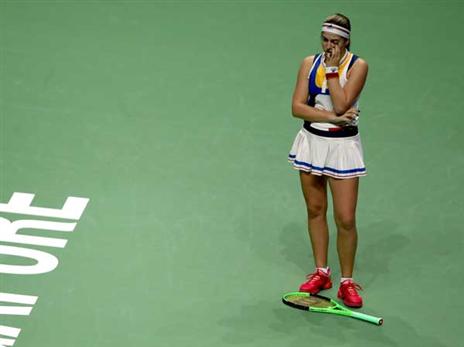 הפעם היא הפסידה. אוסטפנקו (Getty)