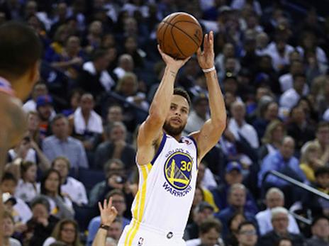 קרי היה בלתי עציר במחצית השנייה (צילום: Getty)