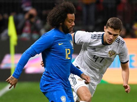 מרסלו. ברזיל לא התקשתה במוסקבה (GETTY)