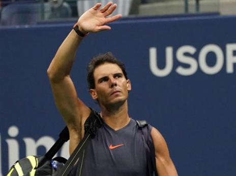 לא הדרך שבה רצה להיפרד מהטורניר. נדאל (getty)