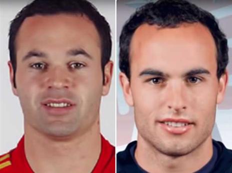 אינייסטה ודונובן, לא רק כישרון יש לשני הפליימייקרים, גם תווי פנים די דומים