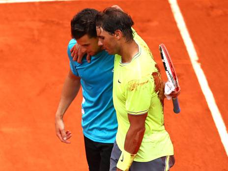 תים ונדאל. גם הפעם הספרדי היה גדול על האוסטרי (Getty Images)