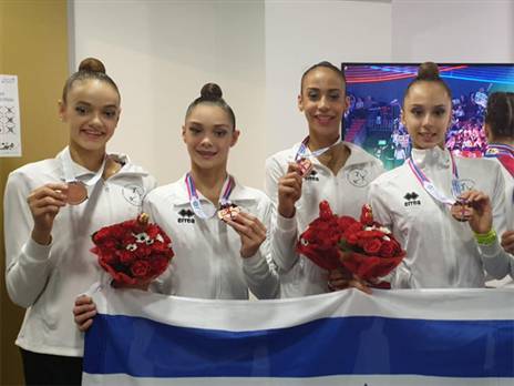 הישג נהדר לנבחרת הג'וניור (איגוד ההתעמלות