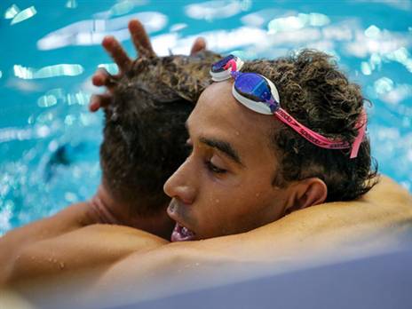 שלזינגר שיאן ישראל ב-50 מטרים פרפר (פטריסיה בן עזרא, באדיבות איגוד השחייה בישראל)