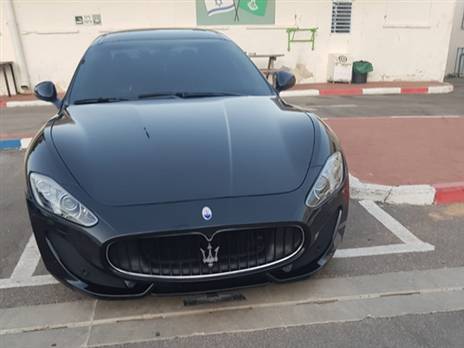 המזראטי שהסליקה משבש רדאר בגריל (דוברות המשטרה)