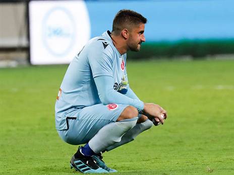 עדיין פצוע וככל הנראה ייעדר. ג'ראפי (צילום: דני מרון)