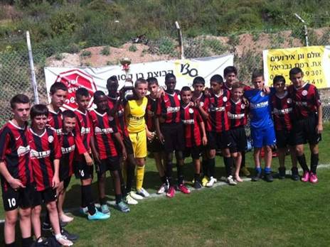 צ'וקול במחלקת הנוער של נצרת עילית