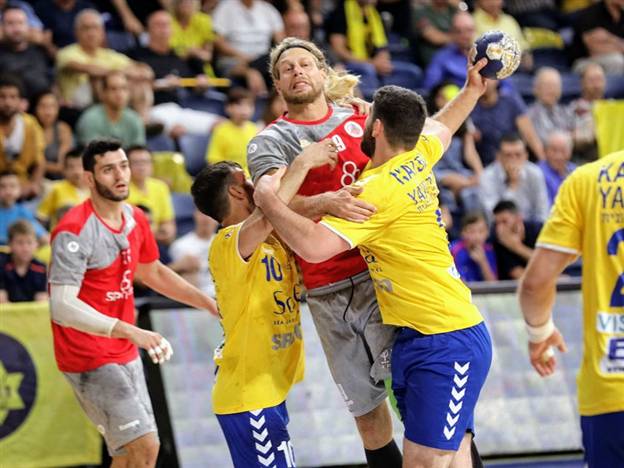 לנגהאנס, הגרמני הראשון בכדוריד הישראלי (צילום: הדר ואן קולא, איגוד הכדוריד)