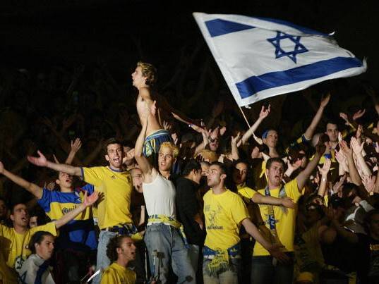 "אין קהל כזה בעולם". אוהדי מכבי (getty)