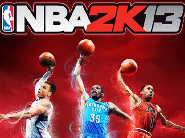 בלייק גריפין, קווין דוראנט ודריק רוז  על עטיפת 2K14