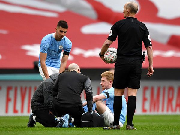 התפנית במשחק - פציעתו של דה בריינה (getty)