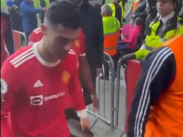 "דידה לחדר ההלבשה עם הפנים למטה". רונאלדו (GETTY)