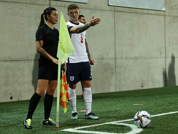 סטרילצקה ומגן נבחרת אנגליה, קירן טריפייר (getty(