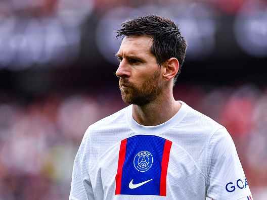 במועדון מרוצים. מסי (GETTY)