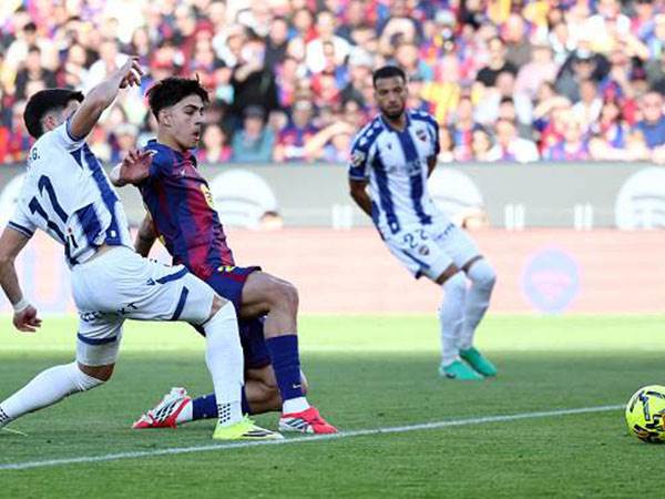 ברצלונה חגגה החל מהפתיחה (getty)