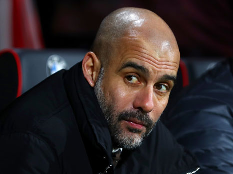 גוארדיולה. מסתפק במקום השני, כרגע (Getty)