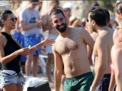 לא בכושר. ארדה טוראן נופש לפני כשבוע