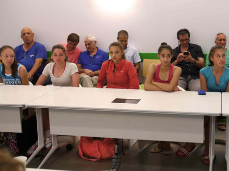 נכנסו לתמונה. מתעמלות הנבחרת