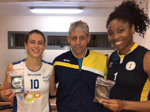 טליטה ואלקיים. אחת ניצחה, השנייה הפסידה, שתיהן הצטיינו (איגוד הכדורעף)