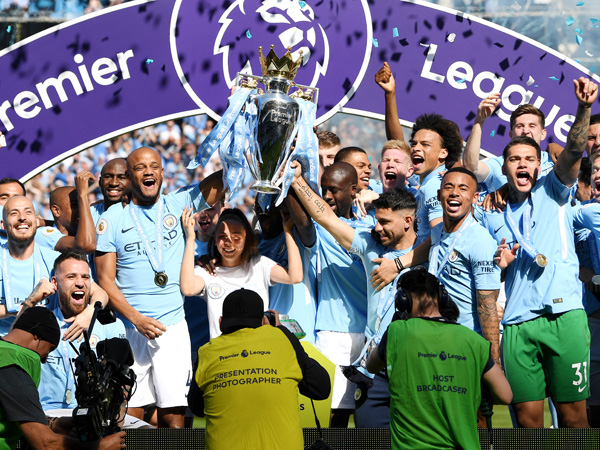 מנצ'סטר סיטי חוגגת אליפות מרשימה (getty)