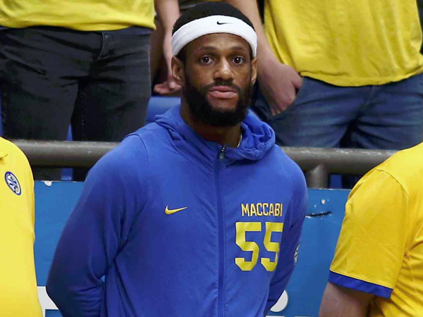 גם הפעם מכבי הסתדרה בלעדיו. ג'קסון (צילום: אלן שיבר)