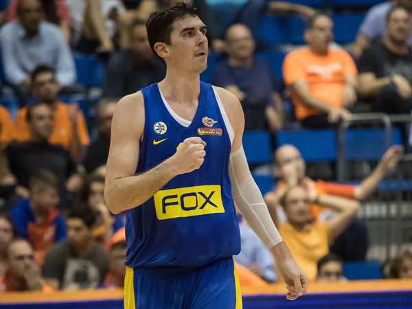 האיש של מכבי ת"א הערב. ג'ייק כהן (צילום: מנהלת הליגה)