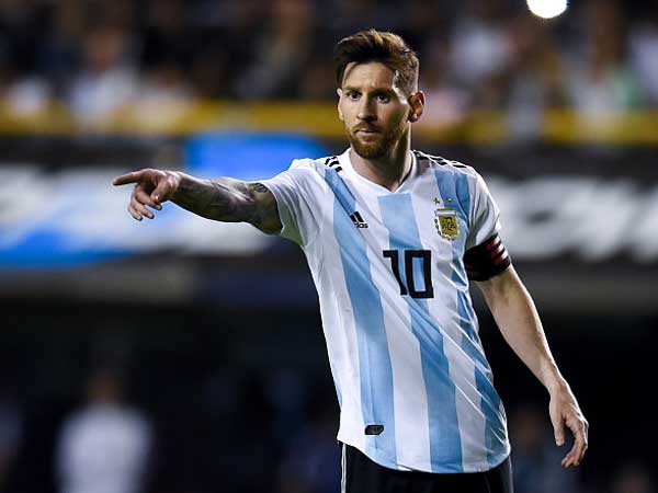 מסי במשחק הידידות מול האיטי. מי יקבל את החולצה שלו? (getty)