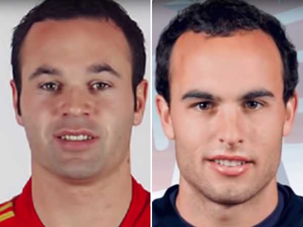 אינייסטה ודונובן, לא רק כישרון יש לשני הפליימייקרים, גם תווי פנים די דומים