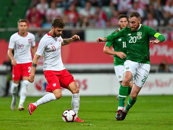 המשחק בין פולין לאירלנד הסתיים בשוויון (getty)