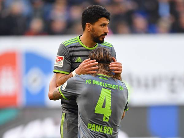 אלמוג כהן חוגג. אינגולשטאט תשרוד בליגה השנייה? (Getty)