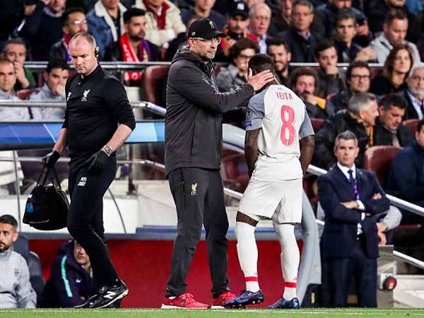 קייטה יורד בעקבות פציעה בליגת האלופות (getty)