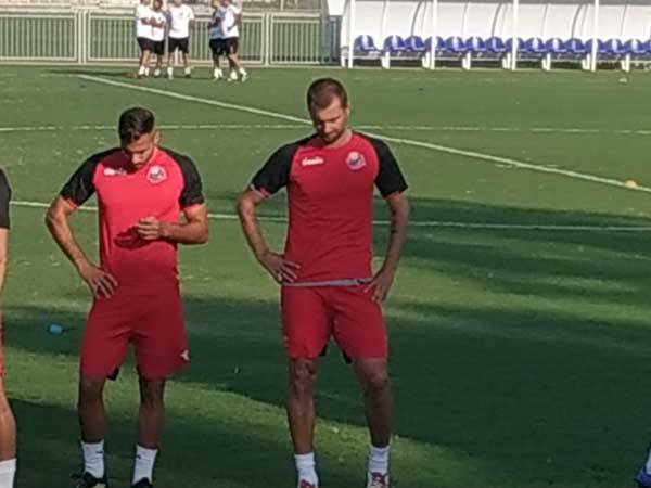 בסוף הגיע לאימון. תמאש