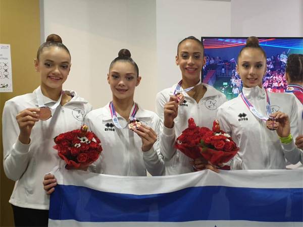 הישג נהדר לנבחרת הג'וניור (איגוד ההתעמלות