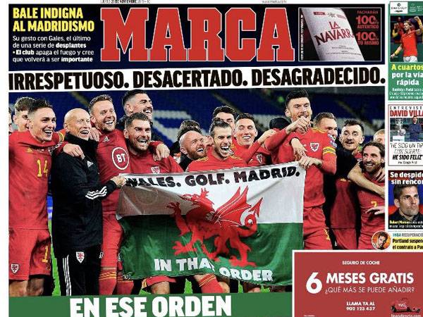 הכותרת הראשית של ה"מארקה" הבוקר: "חסר כבוד. שגוי. כפוי טובה"