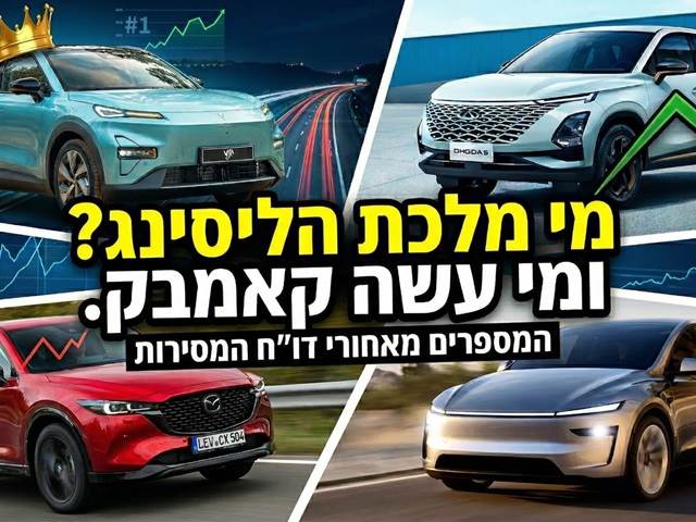 צפו: סיכום מסירות רכב רבעון א` 2026 - המספרים מאחורי הקלעים - ערוץ הספורט