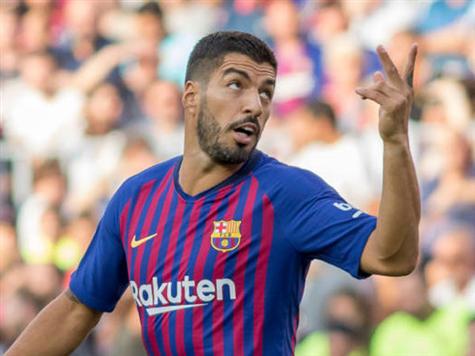 בעונה שעברה ג`ירונה עלתה ליתרון בקאמפ נואו, אבל לואיס סוארס הגיב עם שלושער ב-1:6 המוחץ של ברצלונה. העונה האורוגוואי כבר כבש שלושה שערים בליגה ומקווה לשפר את המאזן כבר הערב (getty)