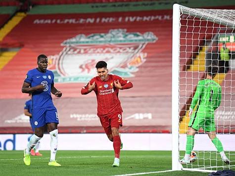 פירמינו הבקיע את גול הליגה הראשון שלו באנפילד העונה. מאמינים? (GETTY)