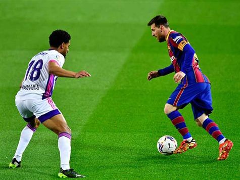 מסי פעיל בדקות הפתיחה, אך לא מצליח לייצר מצבים מסוכנים לקבוצתו (Getty)