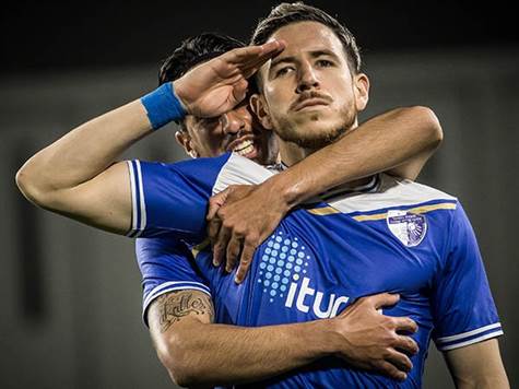 אוגריסה חוגג שער 11 העונה (עודד קרני)